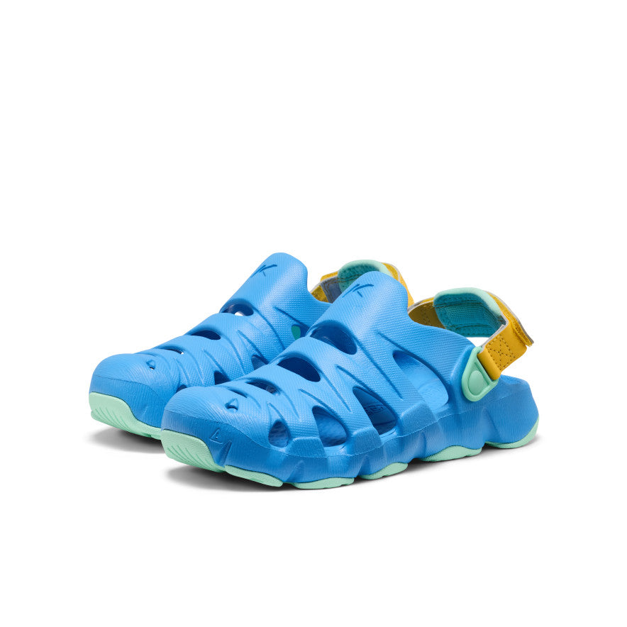 Big Kids' HyperFLT Clog | Azure Blue/Daffodil - Image 2