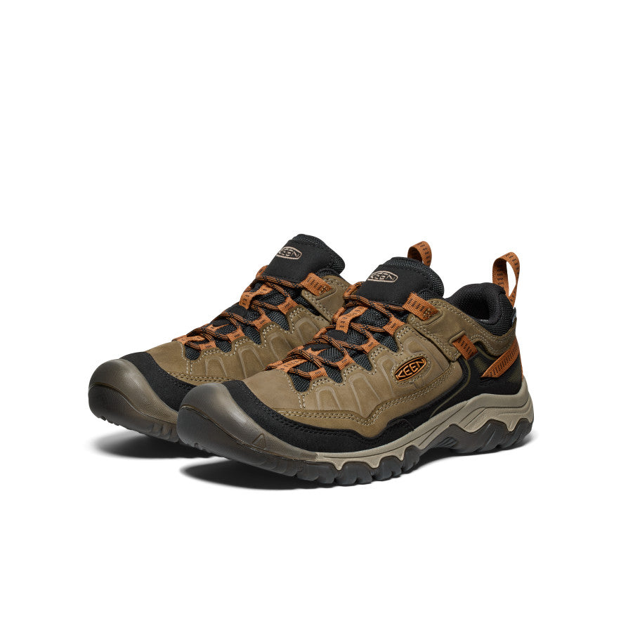 Men's Targhee IV Wide Waterproof Hiking Shoe | Sea Turtle/Roasted Pecan - Image 2