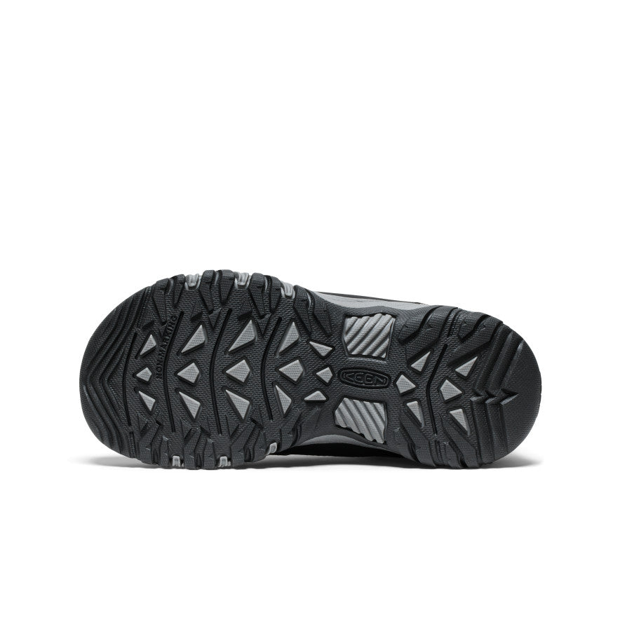 Big Kids' Targhee IV Waterproof Hiking Shoe | Black/Steel Grey - Image 6