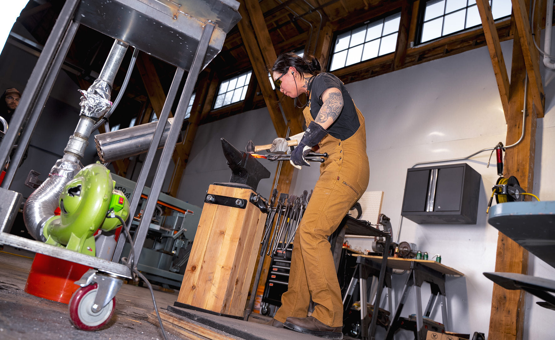 Women's San Jose Chelsea 90° Heel Boot (Aluminum Toe) | Cascade Brown/Black - Image 7