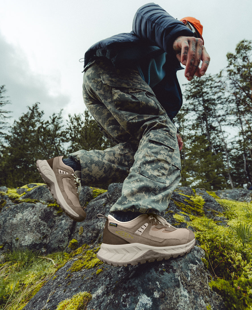 Men's Hightrail Vented Hiking Shoe | Brindle/Cream Gold - Image 7