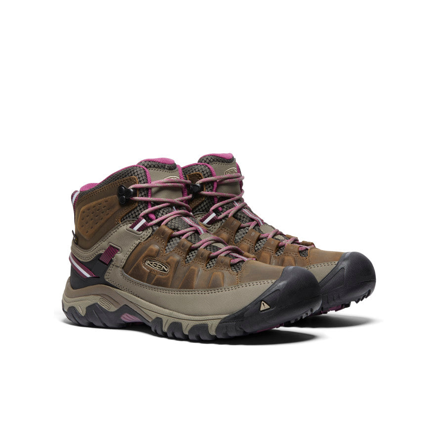 Women's Targhee III Waterproof Mid | Weiss/Boysenberry - Image 3